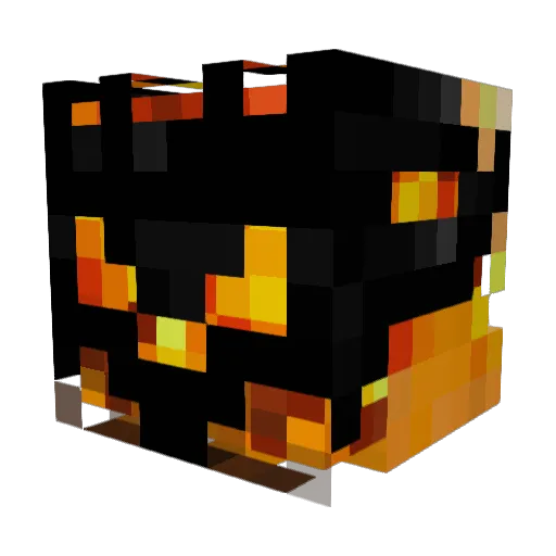 AndryFifth Minecraft avatar head, 3D render
