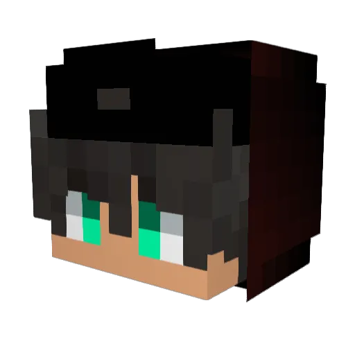 Andry_YT Minecraft avatar head, 3D render