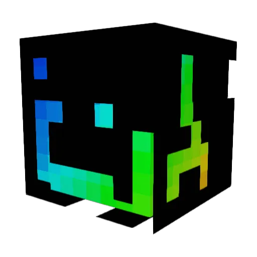 Anduriell Minecraft avatar head, 3D render