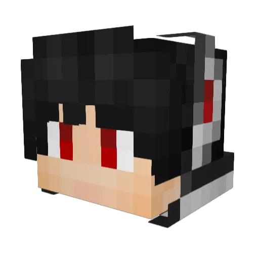 Andy0121 Minecraft avatar head, 3D render