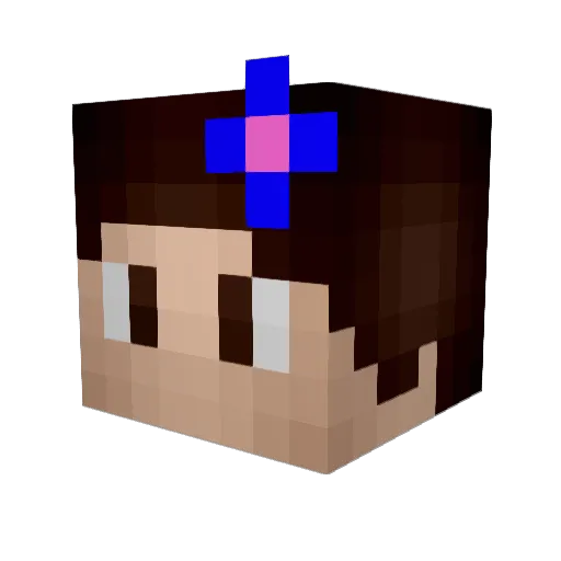 Andy1k97 Minecraft avatar head, 3D render