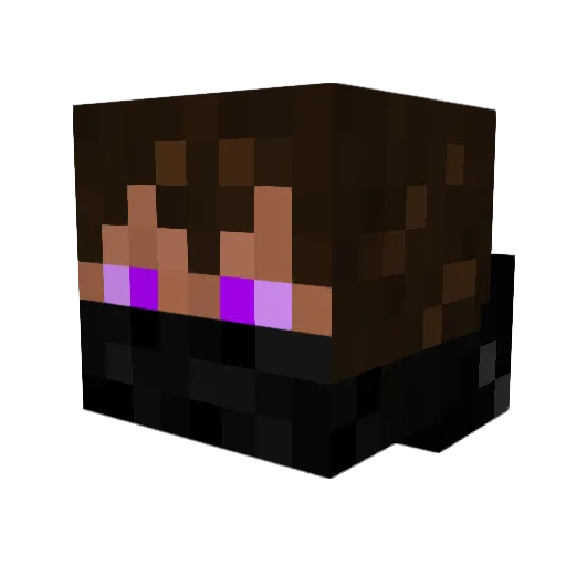 Andy3153 Minecraft avatar head, 3D render