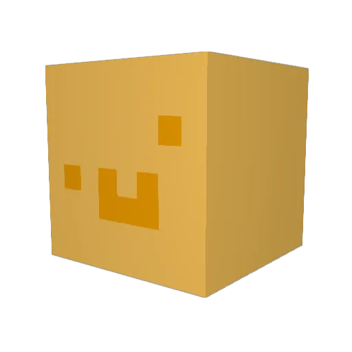 Andy445 Minecraft avatar head, 3D render