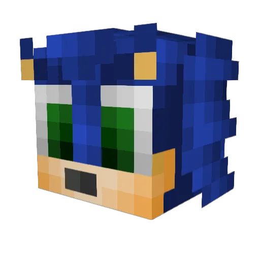 Andy585 Minecraft avatar head, 3D render