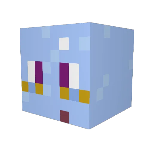 Andy726 Minecraft avatar head, 3D render