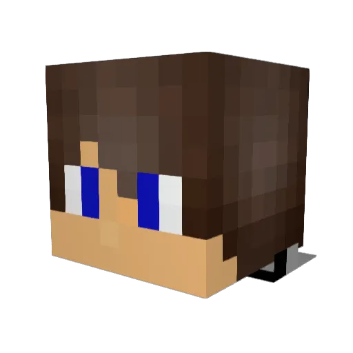 Andy89 Minecraft avatar head, 3D render