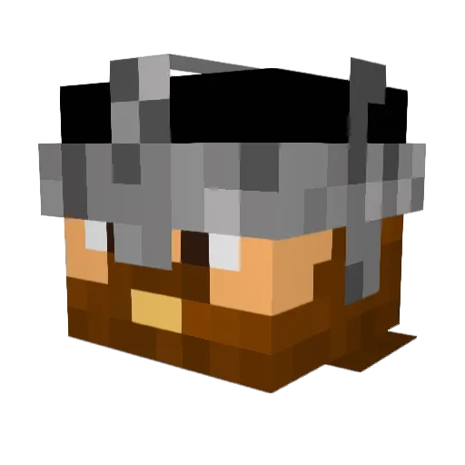 Andy97pandy Minecraft avatar head, 3D render