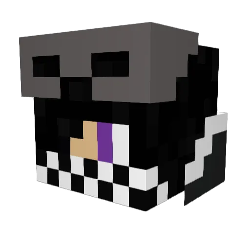 AndyA2 Minecraft avatar head, 3D render