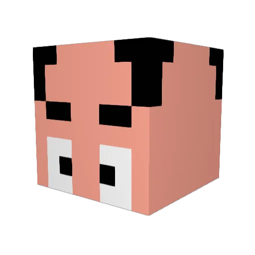 AndyADT Minecraft avatar head, 3D render