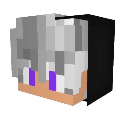 AndyB453 Minecraft avatar head, 3D render