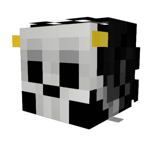 AndyBHS Minecraft avatar head, 3D render