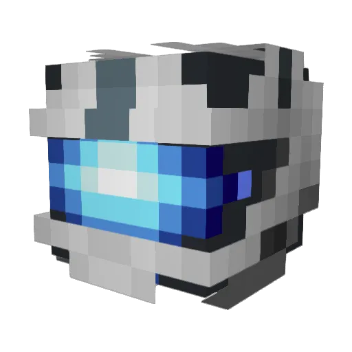 AndyChambs Minecraft avatar head, 3D render