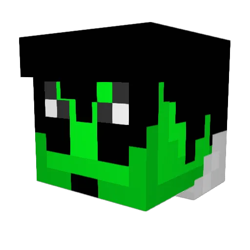AndyD01 Minecraft avatar head, 3D render