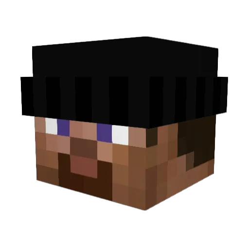 AndyLegenda Minecraft avatar head, 3D render
