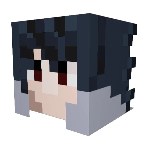 AndyLong98 Minecraft avatar head, 3D render
