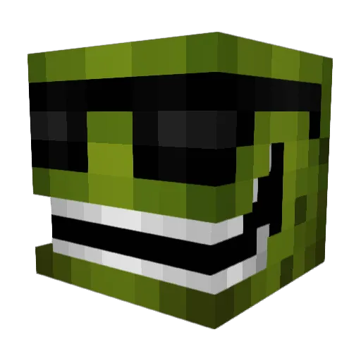 AndyMorris212 Minecraft avatar head, 3D render