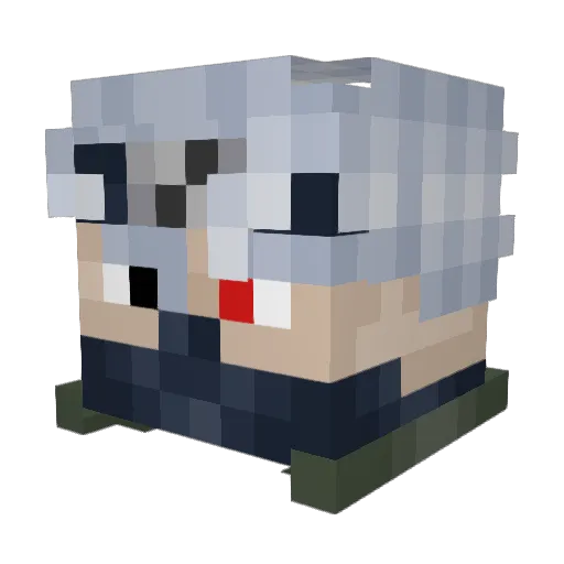 AndyMurray13 Minecraft avatar head, 3D render
