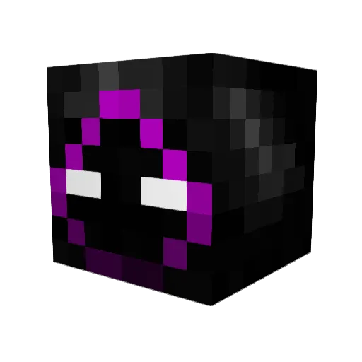 AndyNeu Minecraft avatar head, 3D render