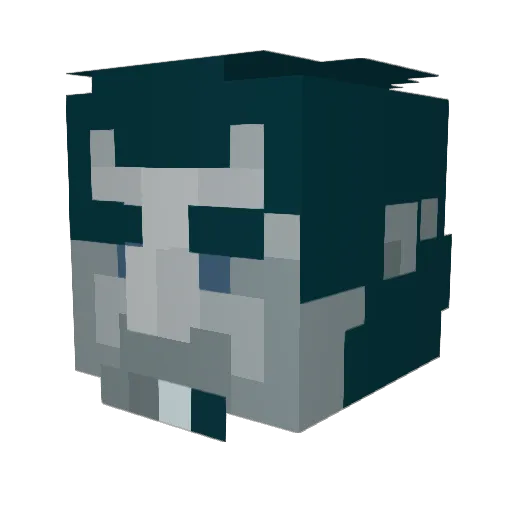AndyPG7 Minecraft avatar head, 3D render