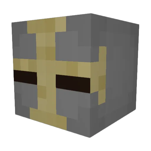 AndyPlaysMC12 Minecraft avatar head, 3D render
