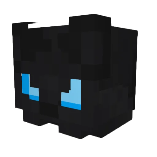 AndyQlo_0 Minecraft avatar head, 3D render