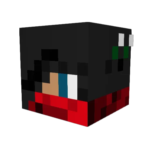 AndyT305 Minecraft avatar head, 3D render