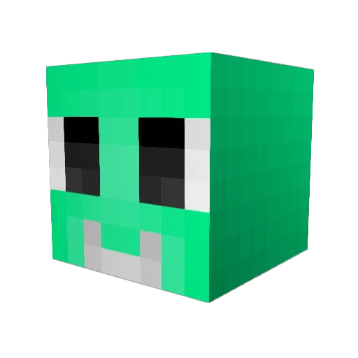 AndyW4ndy Minecraft avatar head, 3D render
