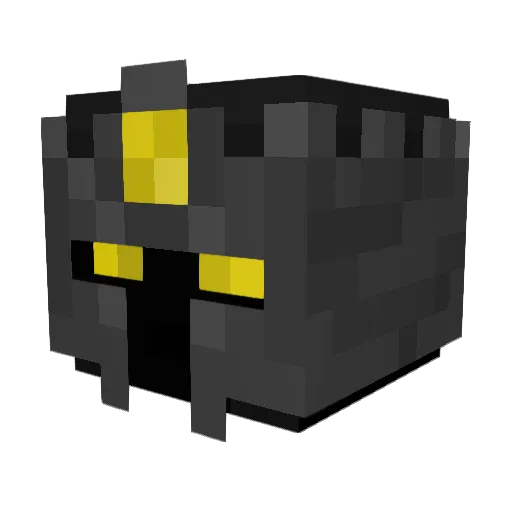 AndyX222 Minecraft avatar head, 3D render