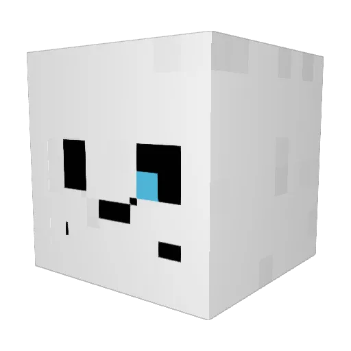 Andy_00190 Minecraft avatar head, 3D render