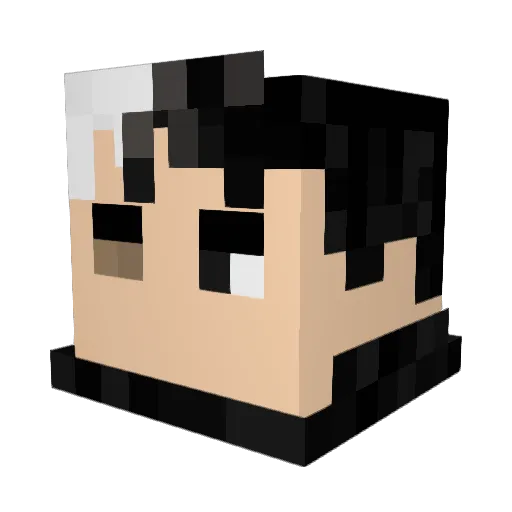 Andy_707 Minecraft avatar head, 3D render