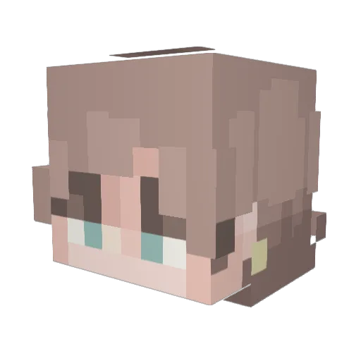 Andy_Coffee Minecraft avatar head, 3D render