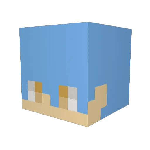 Andy_Jake Minecraft avatar head, 3D render