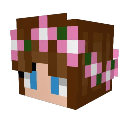 Andy_K Minecraft avatar head, 3D render
