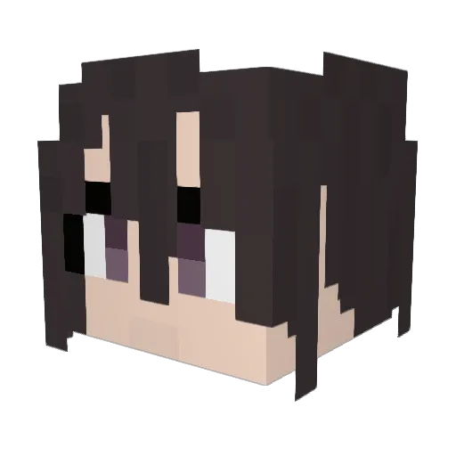 Andy_Milk Minecraft avatar head, 3D render