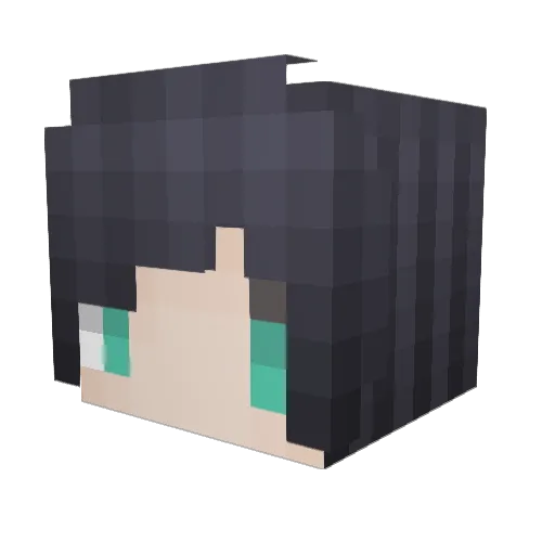 Andy_Miller Minecraft avatar head, 3D render
