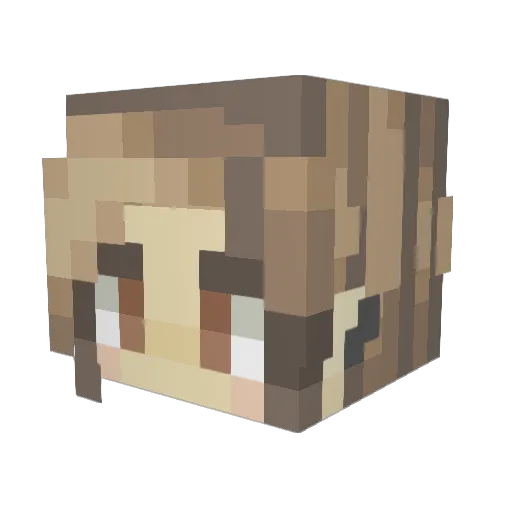 Andy_Rodriguez Minecraft avatar head, 3D render