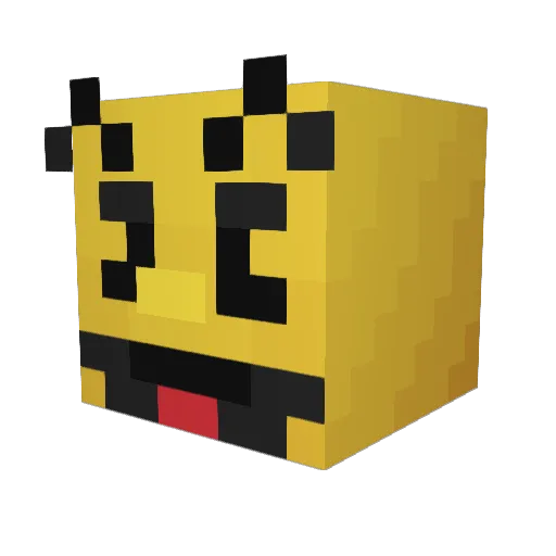 AndyanaJonseph Minecraft avatar head, 3D render