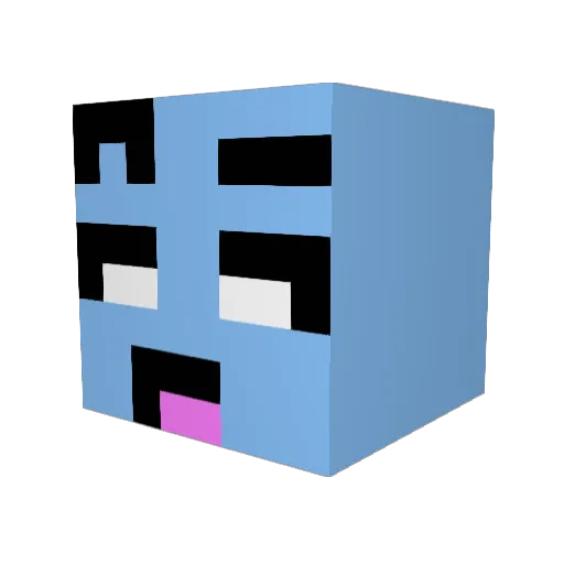 Andyboy2015 Minecraft avatar head, 3D render