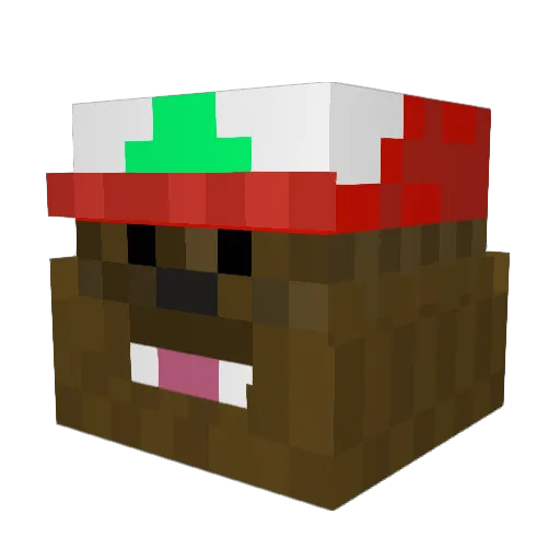 Andyg4 Minecraft avatar head, 3D render