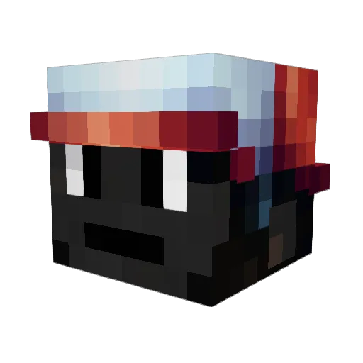 Andyramirez42 Minecraft avatar head, 3D render
