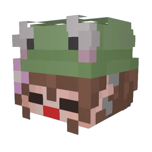 Anela_j Minecraft avatar head, 3D render