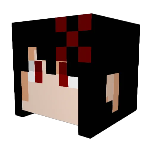 Anfanys Minecraft avatar head, 3D render