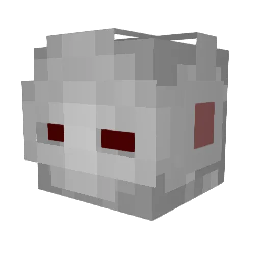 AnfoFlash Minecraft avatar head, 3D render