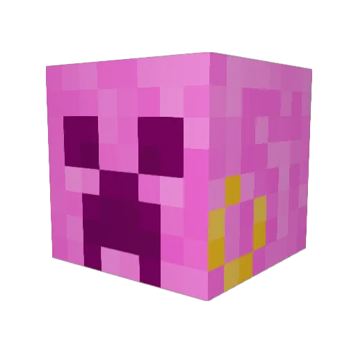 Anfolder Minecraft avatar head, 3D render