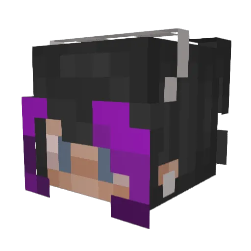 Ang3lic_Dem0n Minecraft avatar head, 3D render