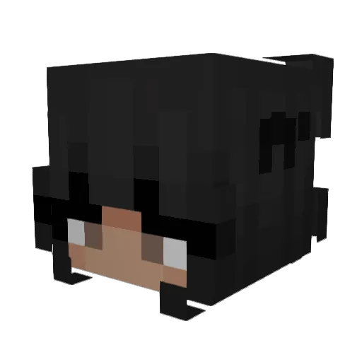 Ang3lic_K1tty Minecraft avatar head, 3D render