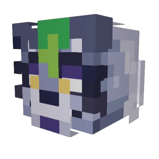 AngTheBest160 Minecraft avatar head, 3D render