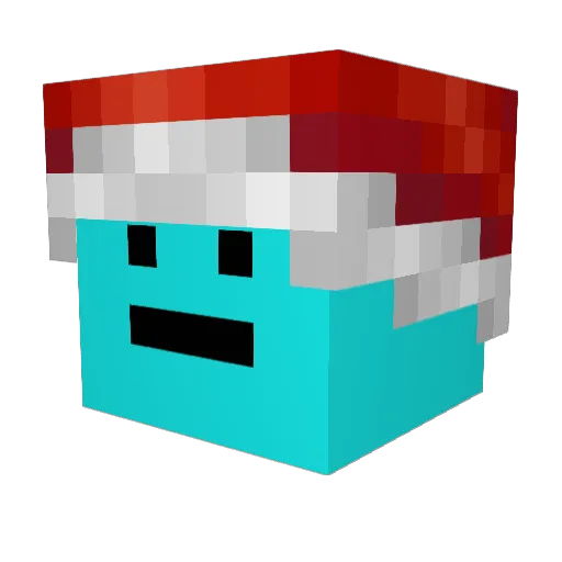 Ang_is_here Minecraft avatar head, 3D render