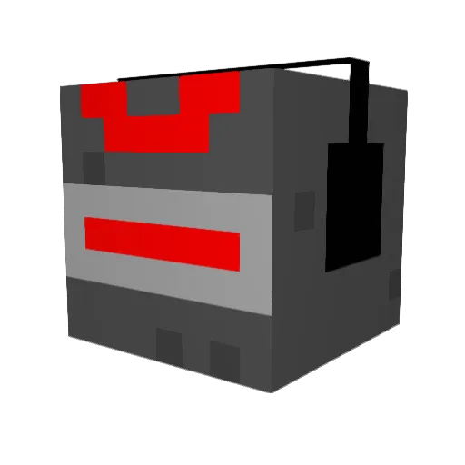 Angaquareion Minecraft avatar head, 3D render