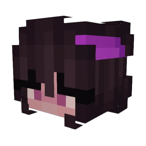 Angbxbes Minecraft avatar head, 3D render
